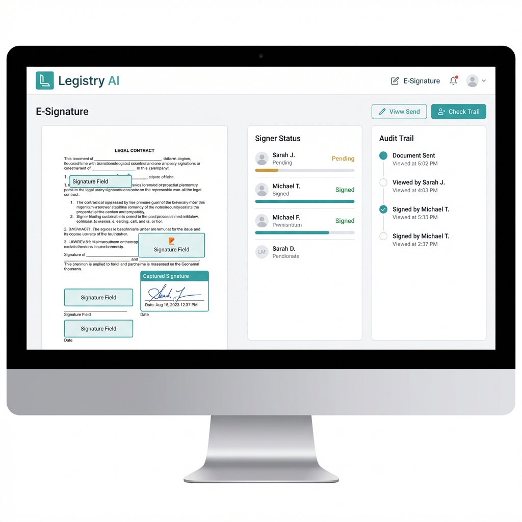 Built-in E-Signatures